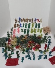 Mixed Plastic Army Soldiers Greenbrier, JA-RU, Tim Mee, No Name 1 Lb 12 Oz