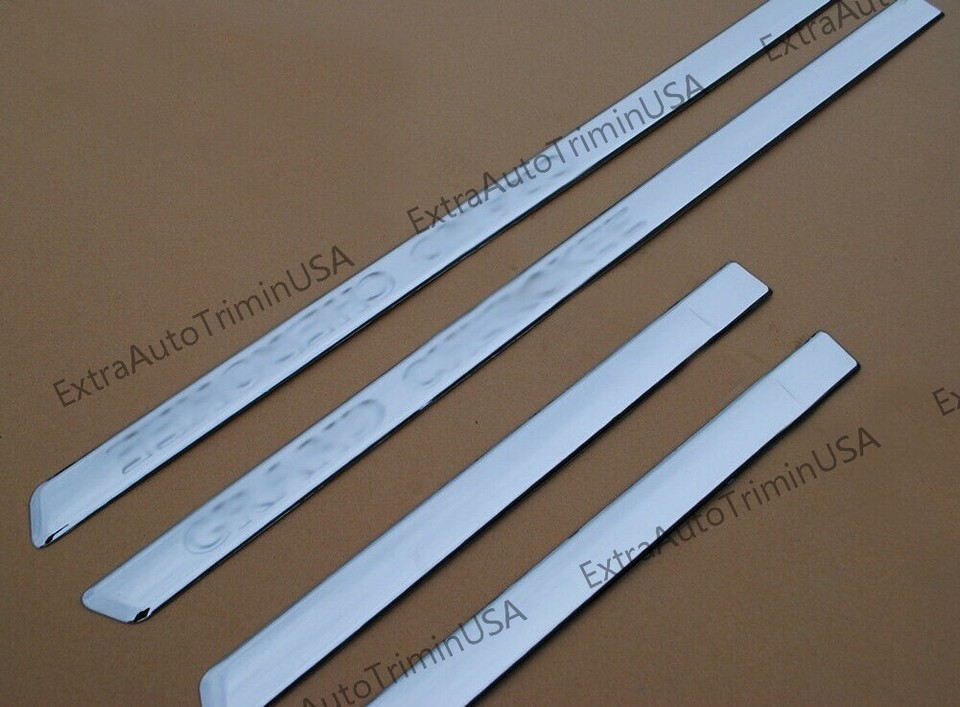 Chrome Body Side Door Moldings For 2011-2013 Jeep Grand Cherokee – Easy Install Trim Covers