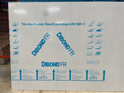 Weiße Dibond FR feuerhemmende Aluminiumverbundplatte, A0, A1, A2, A3, A4, A5