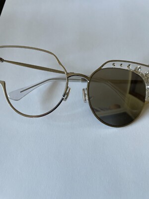 Jimmy Choo 54mm Sunglasses (brand new never worn) New Jimmy Choo Priya/s Cat Eye Sunglasses NS8 IC Shiny Black  main image 4