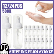 12/24x 50 ML Empty Makeup Shampoo Foam Foaming Dispenser Pump Container Bottle