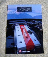 Vauxhall Astra Mk3 GSi 1.8-16v Special brochure May 1993