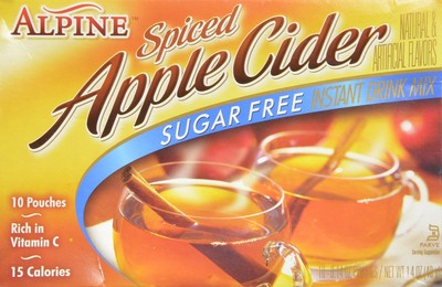 Alpine Apple Mix Spiced Cider Sugar Free 10 Packets Pouches Powder Pack Of 2 Ebay