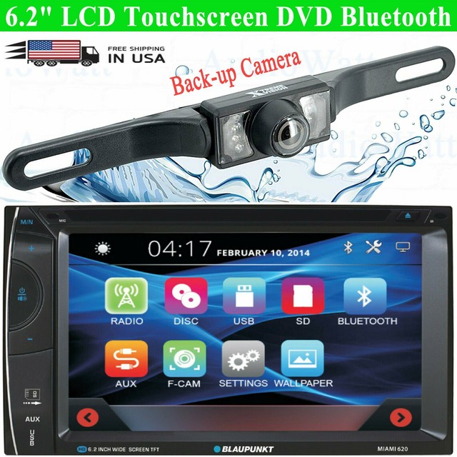 Blaupunkt Miami 620 Car Audio 2 Din 6.2" Touchscreen DVD Bluetooth + Rear Camera eBay