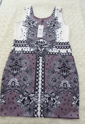 Vera Moda  Kleid Gr.L  38   Sommer Muster Ausgefallen neu