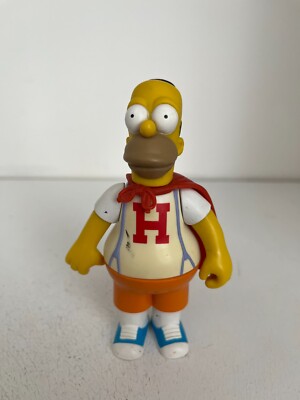 PLAYMATES INTERACTIVE THE SIMPSONS SERIES 6 MASCOT HOMER ACTION FIGURE WOS