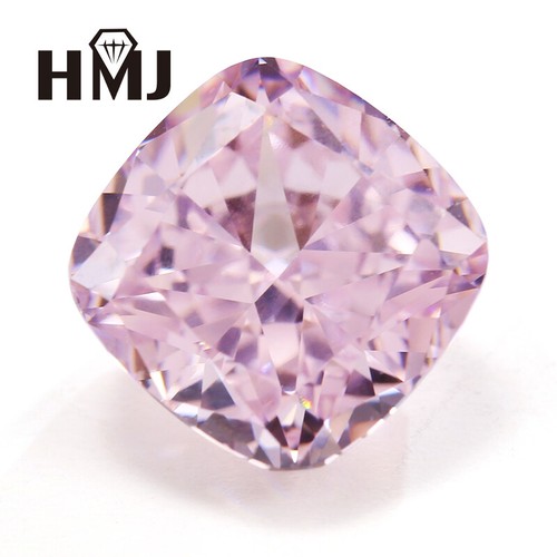 Cubic Zirconia Crushed Ice Cut AAAAA Cushion Square High Quality Carbon Diamond - Picture 29 of 30