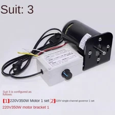 Quiet Double Bearing DC Permanent Magnet Motor with Fan Speed Regulation