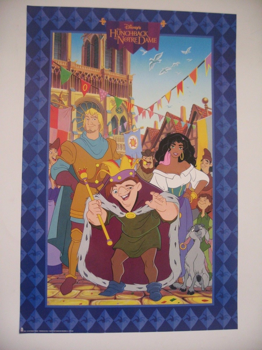 DISNEY, 'THE HUNCHBACK OF NOTRE DAME' AUTHENTIC1996 ANIMATION