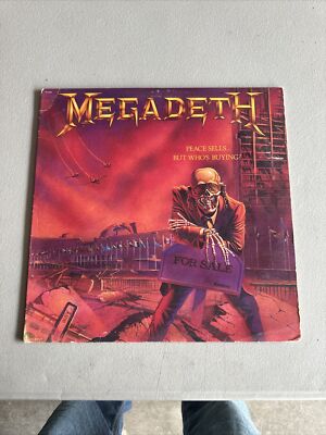 MEGADETH PEACE SELLS BUT WHO'S BUYING CAPITOL ECS81773 JAPAN VINYL
