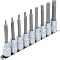 T-Profil StecknüSse 9-Tlg. Bit Satz Bgs T20-T60