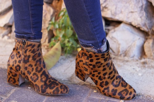 zara leopard boots