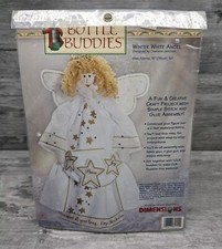 Bottle Buddies Kit Winter White Angel Christmas Craft by Dimensions 62155