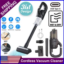 Cordless Vacuum Cleaner Stick Powerful Suction Rechargeable for Carpet Pet Hair