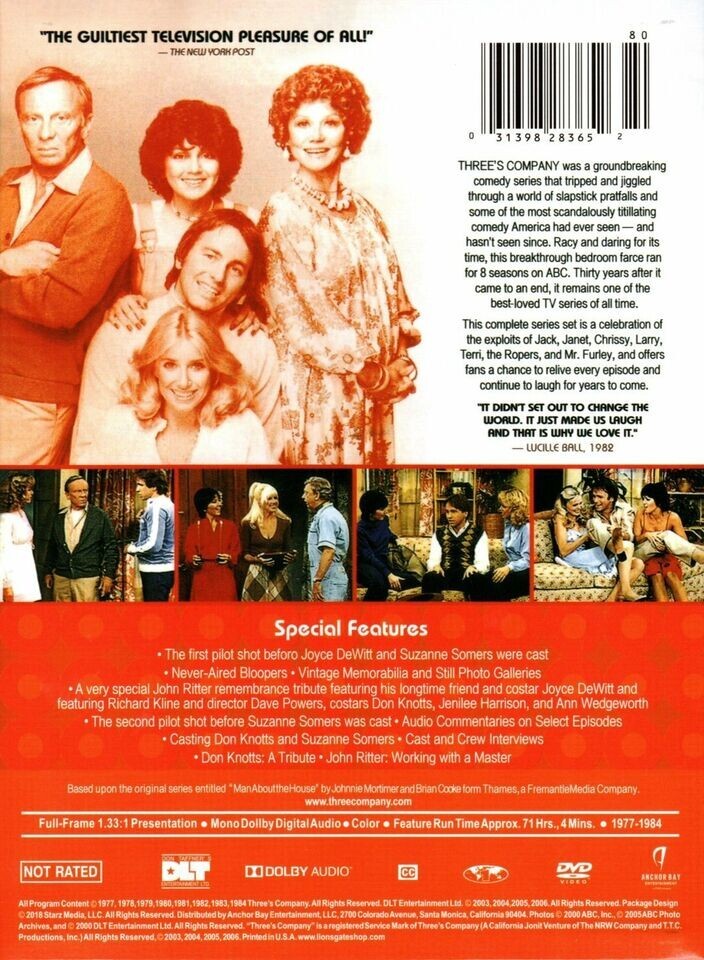 Three's Company: The Complete Series (DVD, 29-Disc Box Set) | eBay