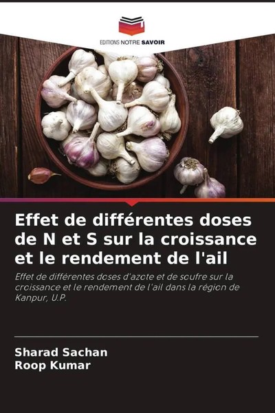Effet De DifféRentes Doses De N Et S Sur La Croissance Et Le Rendement De L'ail-image