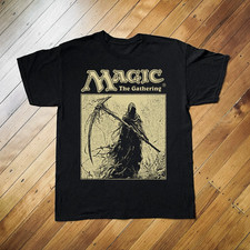 Retro Magic The Gathering Grim Reaper T-Shirt...