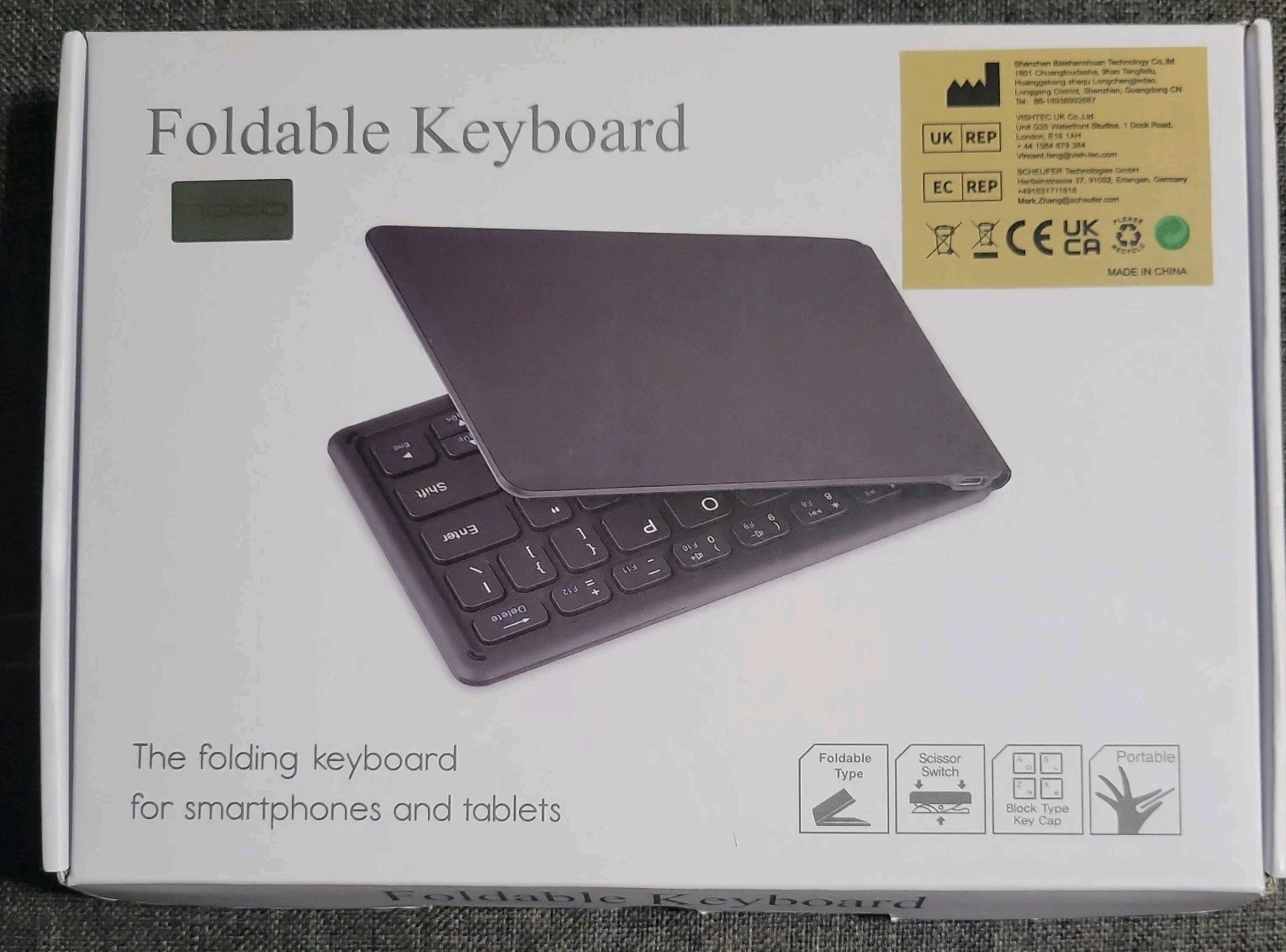 MoKo Foldable Bluetooth Keyboard