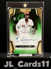 2024 TOPPS FIVE STAR ELLY DE LA CRUZ GREEN ROOKIE AUTO /15 #FSA-EDE REDS RC