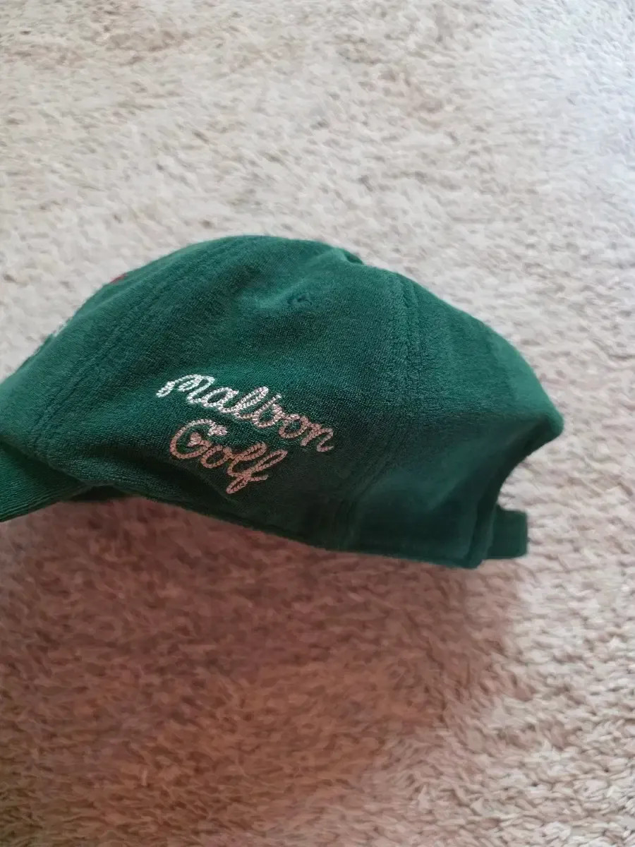 Malbon Golf French Terry Baseball Cap Green image 7