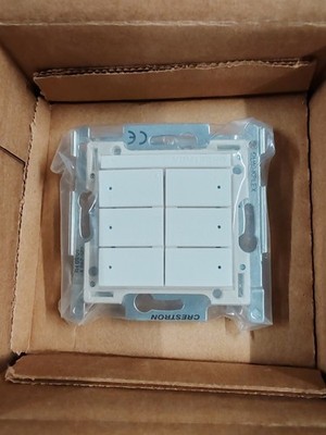 CRESTRON CLW1-KPLEX-W, KABELLOSE IN-WAND-TASTATUR WEISS