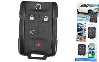 5 Button Keyless Entry Remote Control Replacement Key Fob Proximity Smart Fob