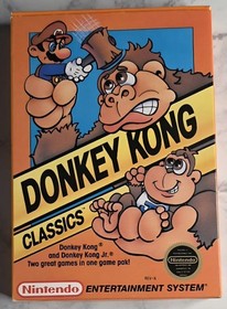 Donkey Kong Classics (Nintendo Entertainment System, NES) Cib Complete - Tested