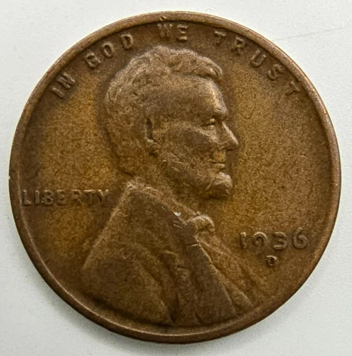 1936 D Lincoln Wheat Cent VF/XF You Grade It! EF Penny Type Coin Free Ship!