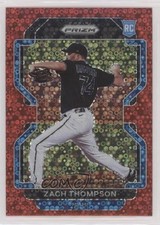 2022 Panini Prizm Tier II Red Donut Circle Prizm 69/99 Zach Thompson #159 0q1p