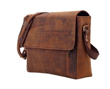 Men's Genuine Leather Vintage Laptop Handmade Briefcase Bag Satchel Messenger