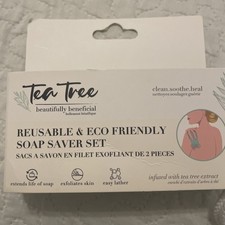 EXFOLIATING SOAP SAVER MESH POUCH BATH SHOWER Danielle Creations
