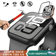For Apple Watch Series 11 10 42/46mm Bumper Hard Cover Case Screen Protector