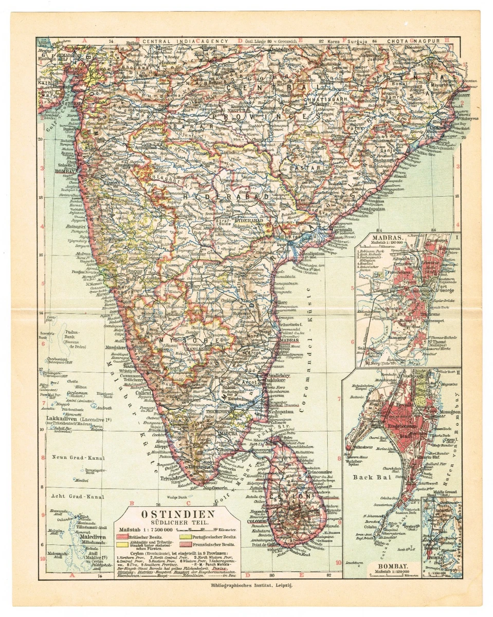 Preços baixos em Mapas e Atlas Antigos da Ásia Índia 1920-1929