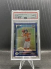 2024 Panini Donruss Optic Rated Rookie Bo Nix #209 Blue Hyper Prizm (RC) PSA 10