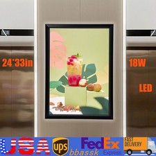 24''x33'' Led Poster Frame Commercial Art Picture Frame Advertise Display Sign