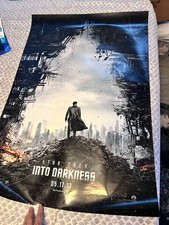 STAR TREK INTO DARKNESS (2013) Teaser Poster 27x40 DS Rare ORIGINAL