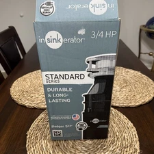 InSinkErator Badger 5XP Garbage Disposal, 3/4 HP Food Waste Disposal Unit