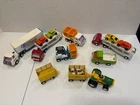 Vintage 1970's Mini Tonka and Buddy L Trucks, Tractor, Fork Lift, Trailers,  Lot