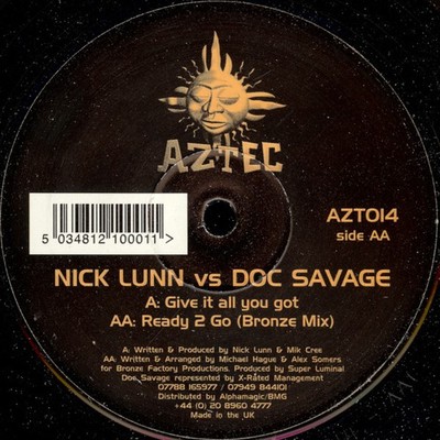 Nick Lunn - Give It All You Got / Ready 2 Go, 12'', (Vinyl)