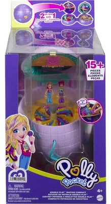 Mattel - Polly Pocket Double Play Skating Compact Polly Pocket