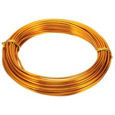 32.8ft Aluminum Wire, 1pcs Jewelry Wire Craft Wire 2mm 12 Gauge Wire, Gold