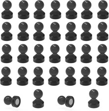 Magnetic Push Pins Pack of 32 Whiteboard Magnets for Fridge Office Classroom