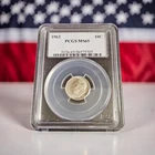 1963 PCGS MS65 10c   Lot #585