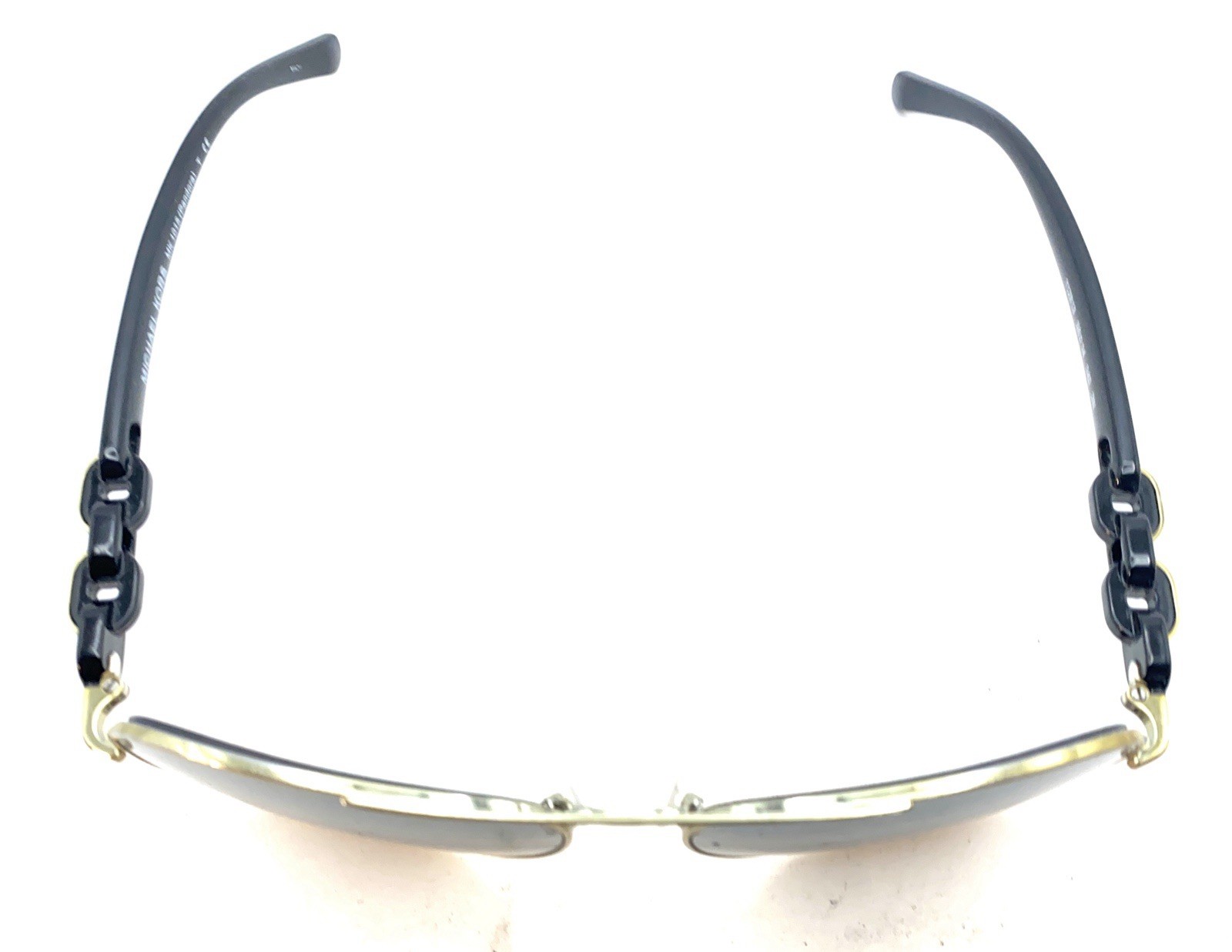 Michael Kors MK 1015 112813 Silver Black Aviator Sunglasses Frames 58-14 140 thumbnail 3