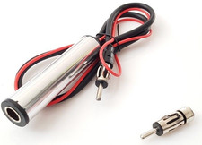 12 V Auto Antennenverstärker KFZ Autoradio Verstärker SET mit Antennenadapter