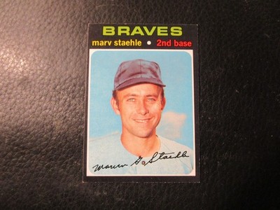 1971  TOPPS#663   MARV STAEHLE  BRAVES       EXMT     BT#663