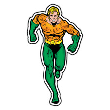Aquaman 2 Comic Sticker Waterproof Vinyl Decal Die-Cut Car Laptop