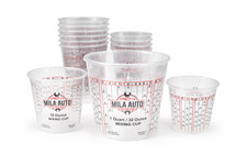 10oz 16oz 1 Quart 32oz Plastic Paint Mixing Cups With Measurements - 10 Pack