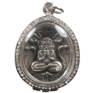 PERFECT PHRA PIDTA LP MAHASILA OLD THAI BUDDHA AMULET PENDANT VERY RARE !!!