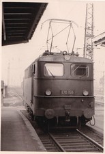 FOTO E 10 156 VON OFFENBURG NACH KARLSRUHE UND ZUR&Uuml;CK  (BW4256)